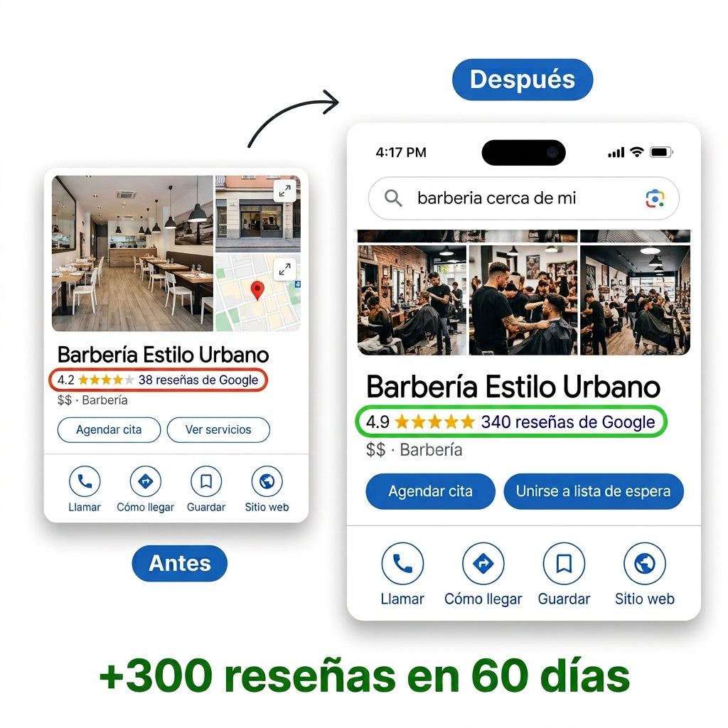 Placa NFC para Reseñas de Google